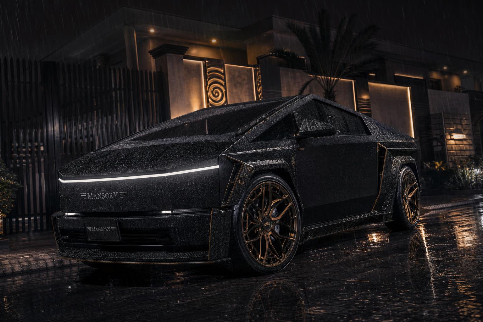 Mansory Cybertruck ... alternate vantage