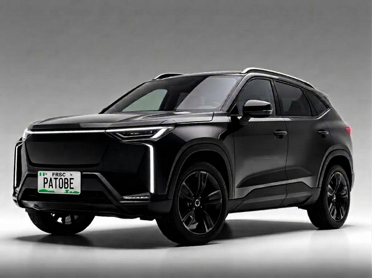 Zeekr 7X with EVOLUXE Nigerian plate